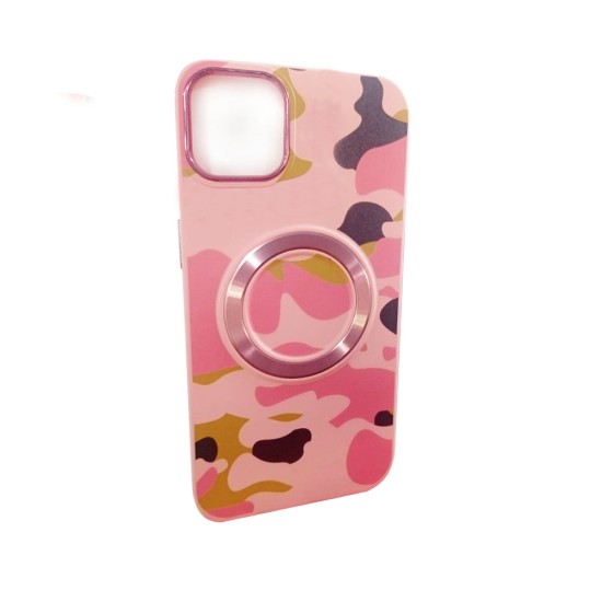 Capa Magnética Designer para iPhone 14 Rosa